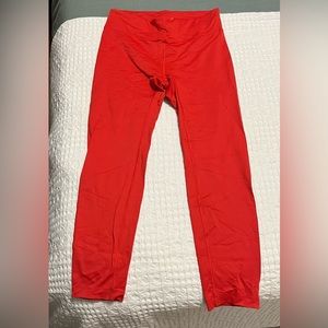 Red Outdoor Voices cropped capri legging
